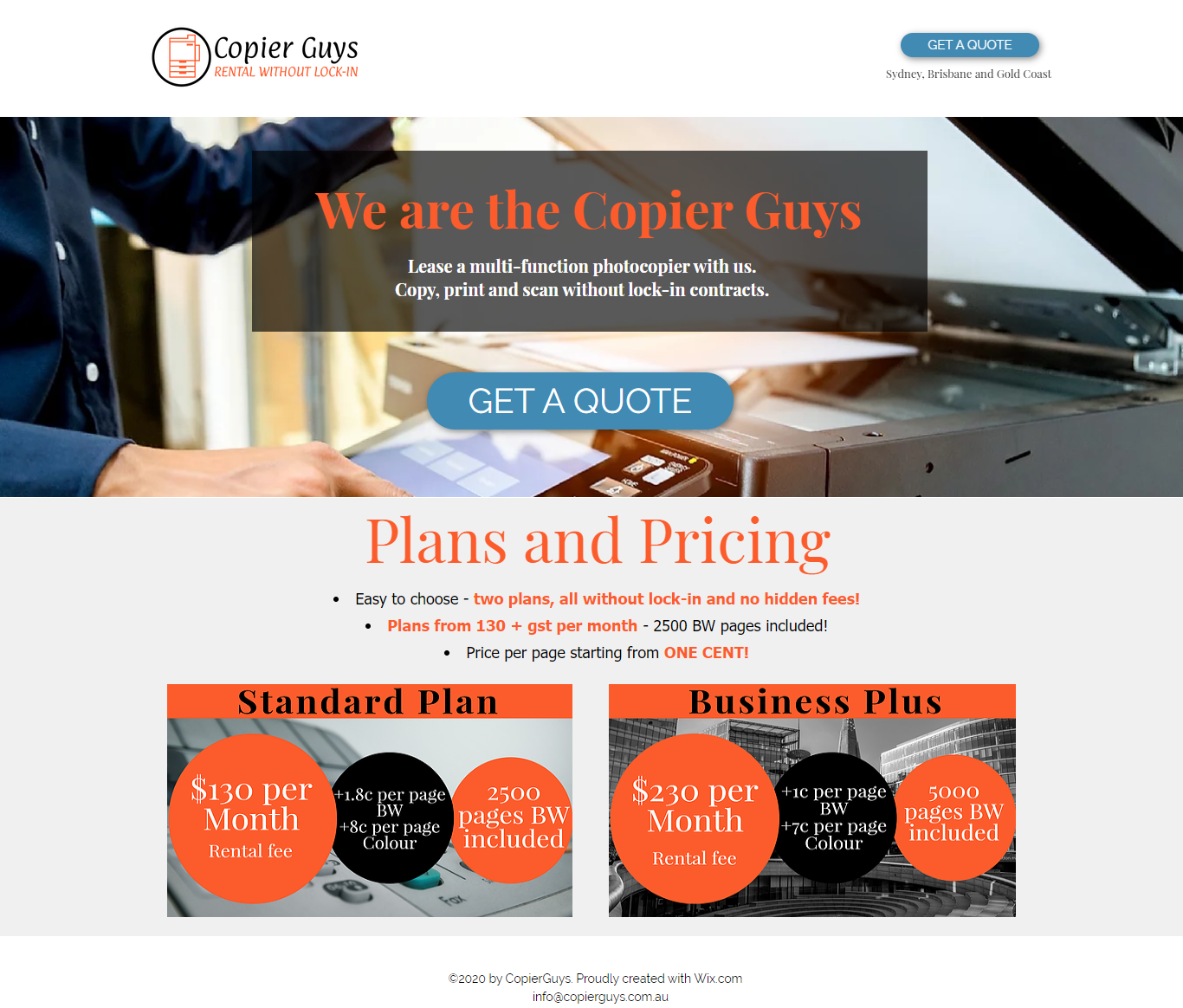 Lease a copier Brisbane