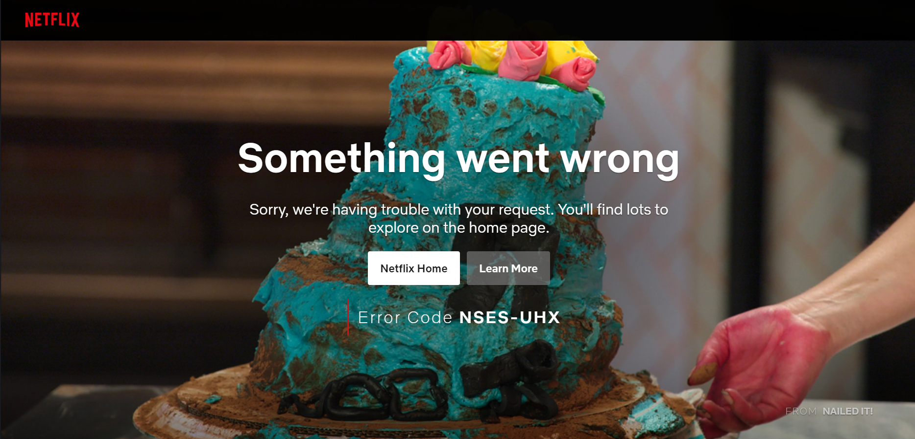 Error Code SES-UHX