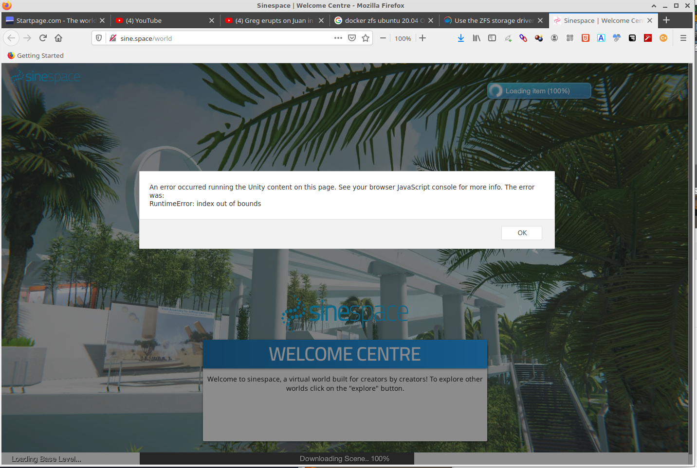 Sinespace Webpage
