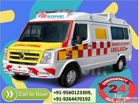 ICU Ambulance Service in Danapur-Medivic Ambulance