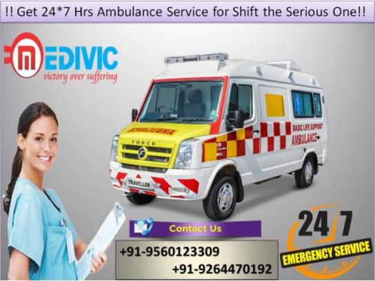 Medivic Road Ambulance Service in Kurji