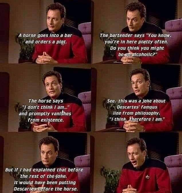 Horsejoke about philosophy