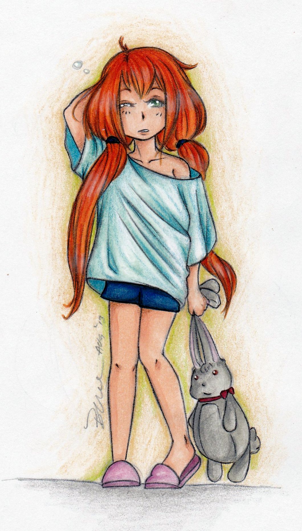 redhead little girl