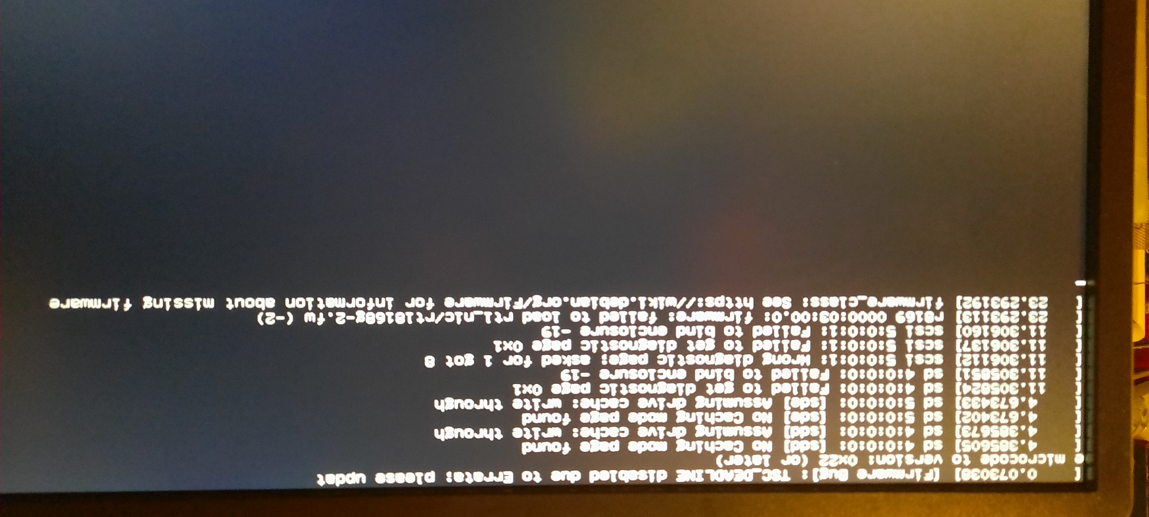 le screen in question