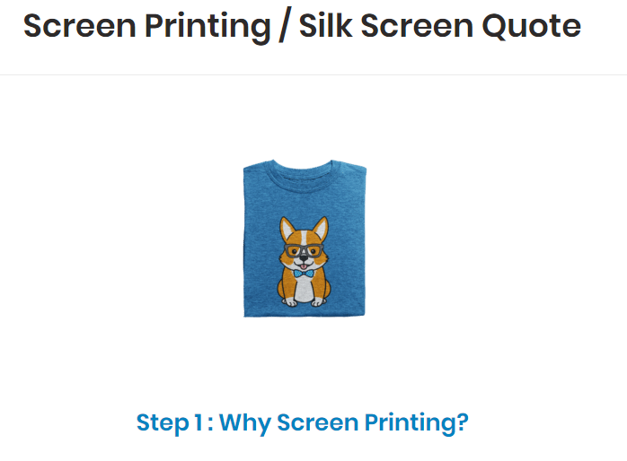 screen printing Canada