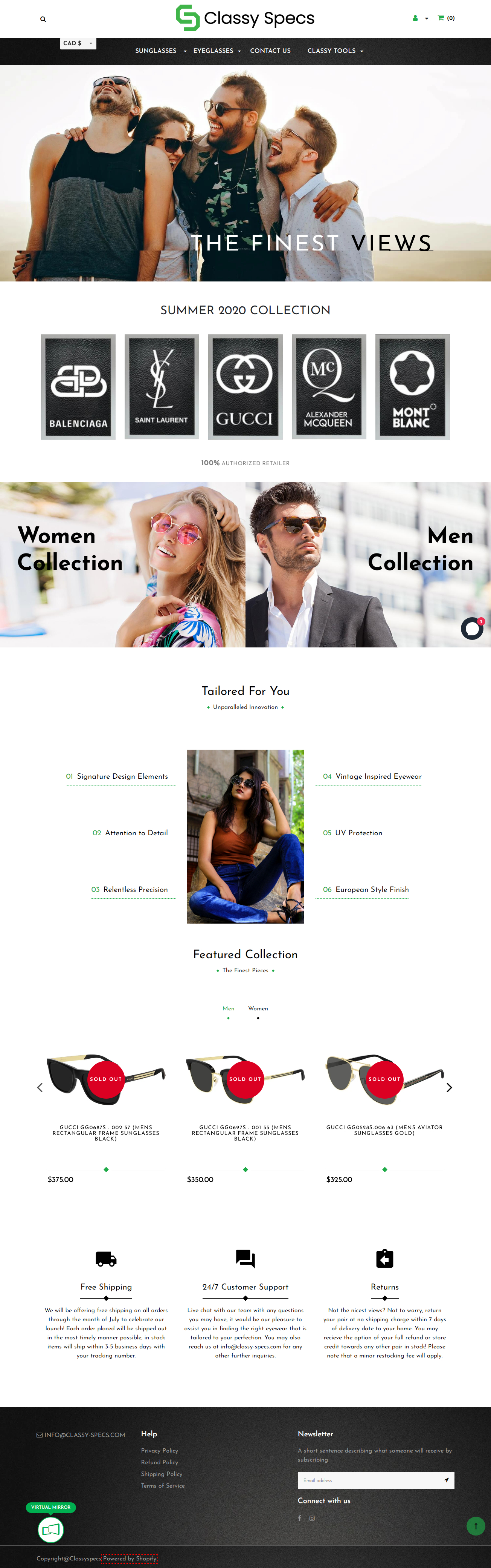 Best online sunglasses for men Los Angeles