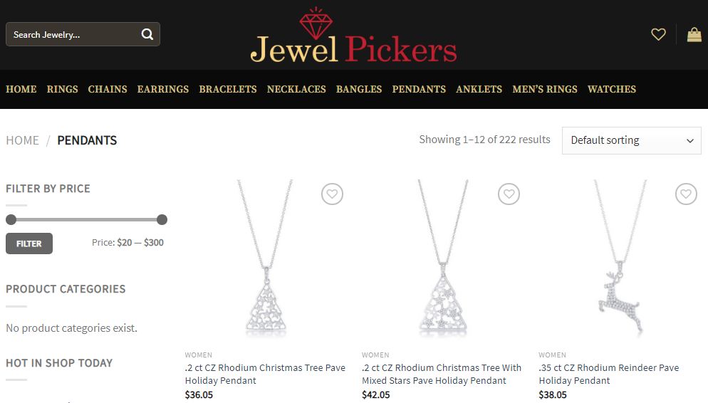 Pendant set USA