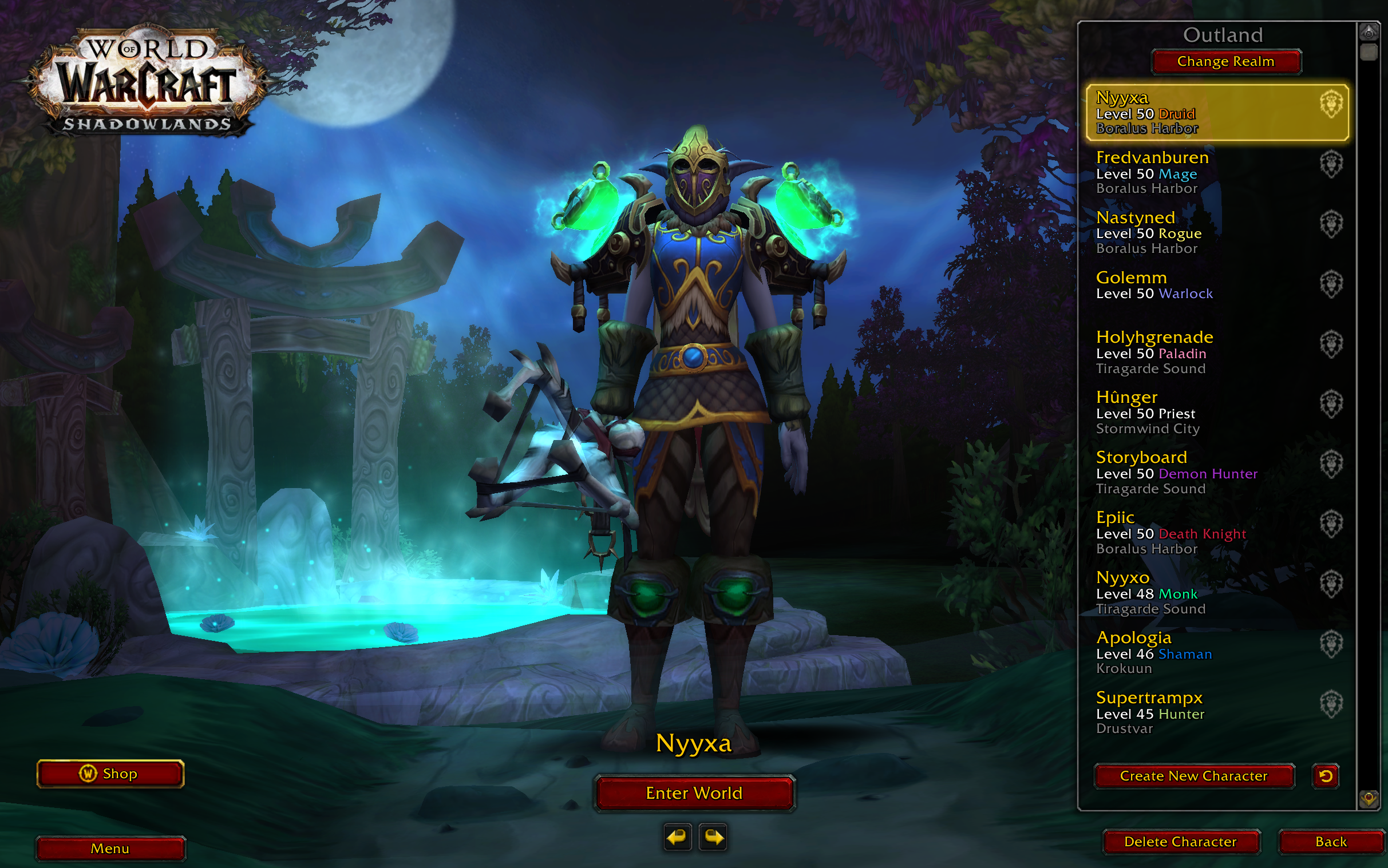 shadowlands prep