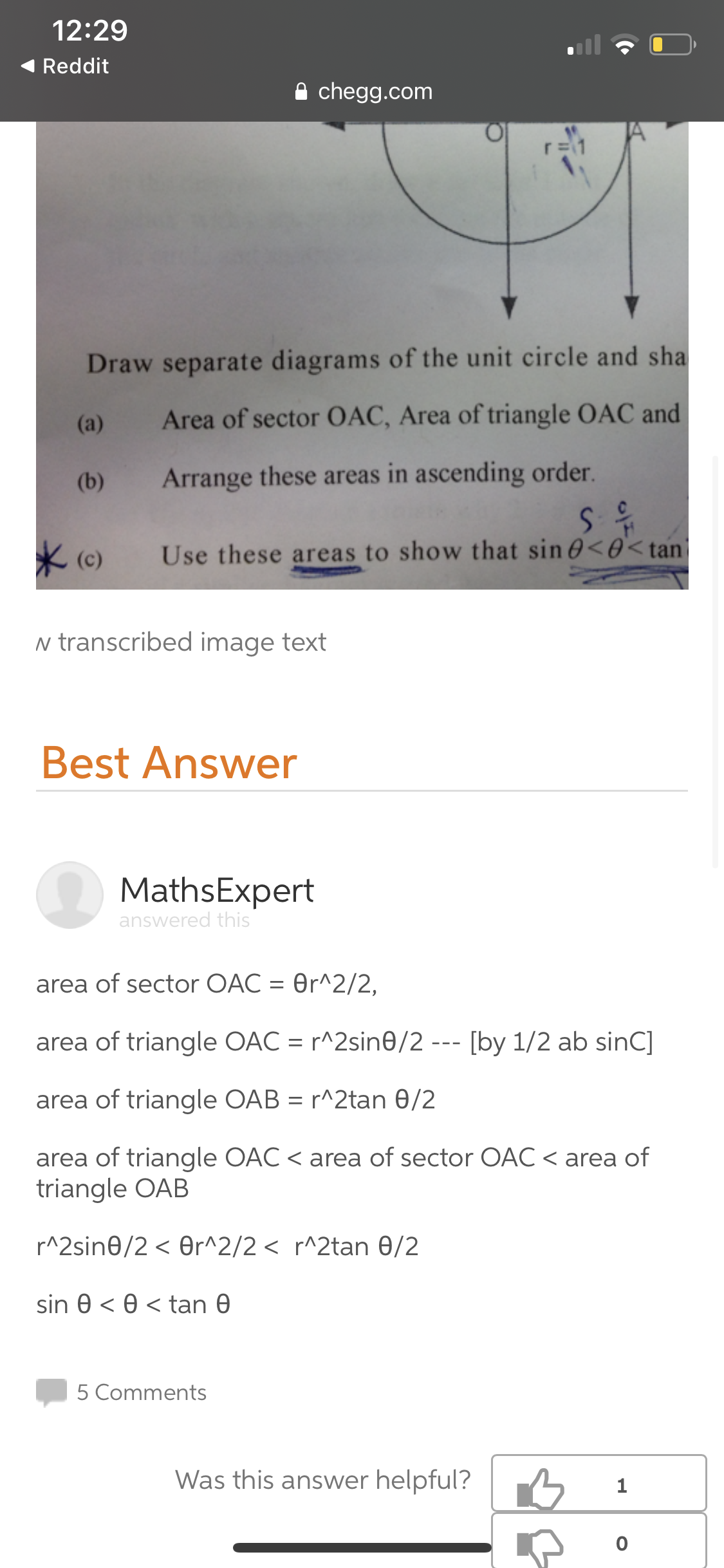 Chegg ans