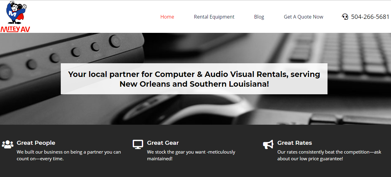 Av rental new orleans