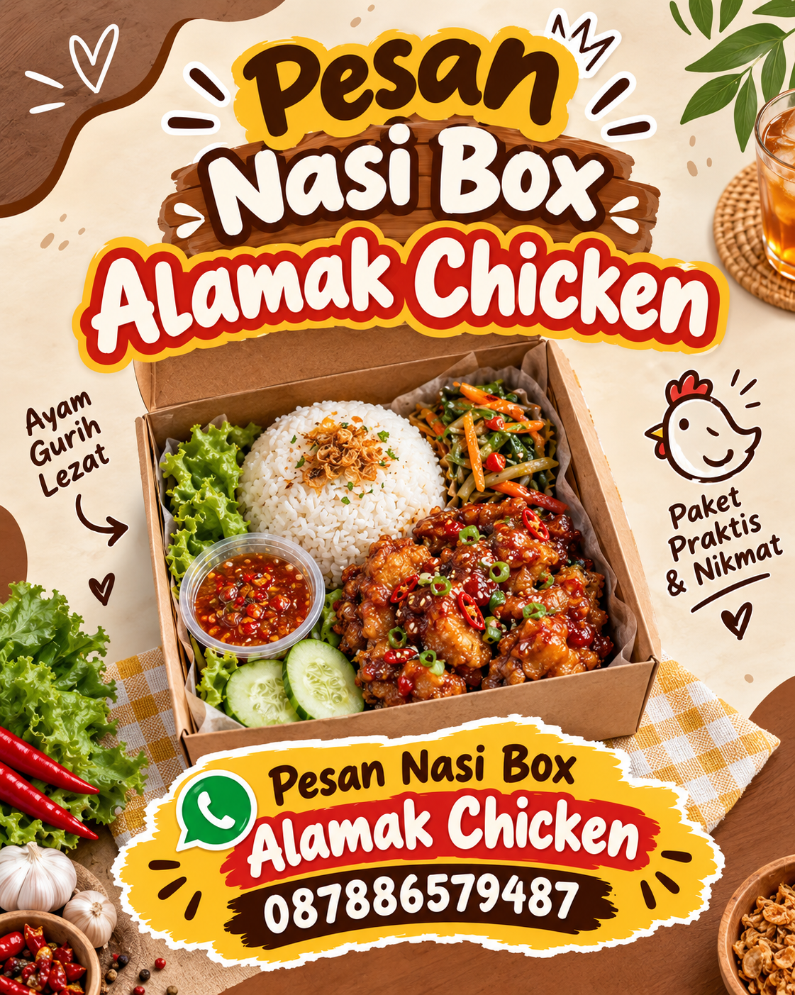 Pesan Nasi Box Alamak Chicken