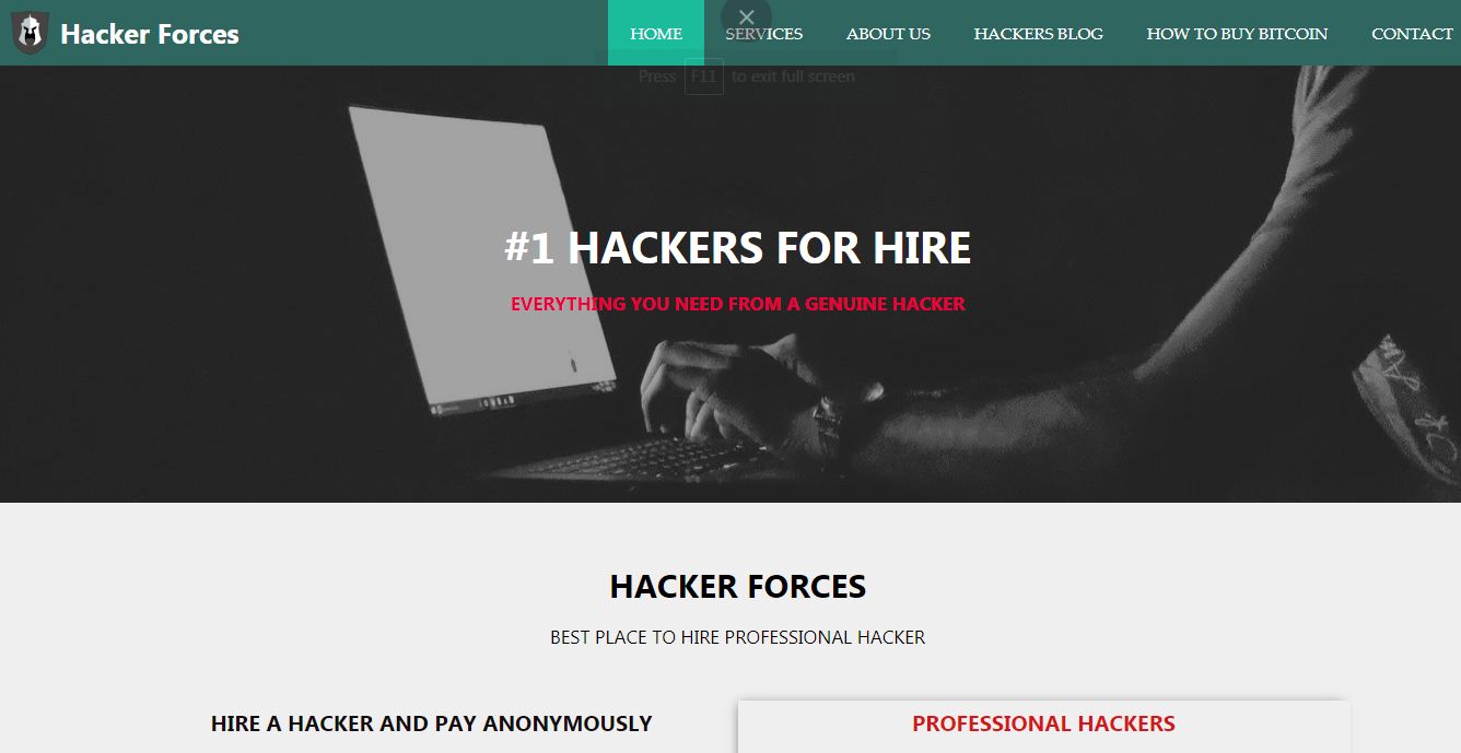 Hackers for hire online