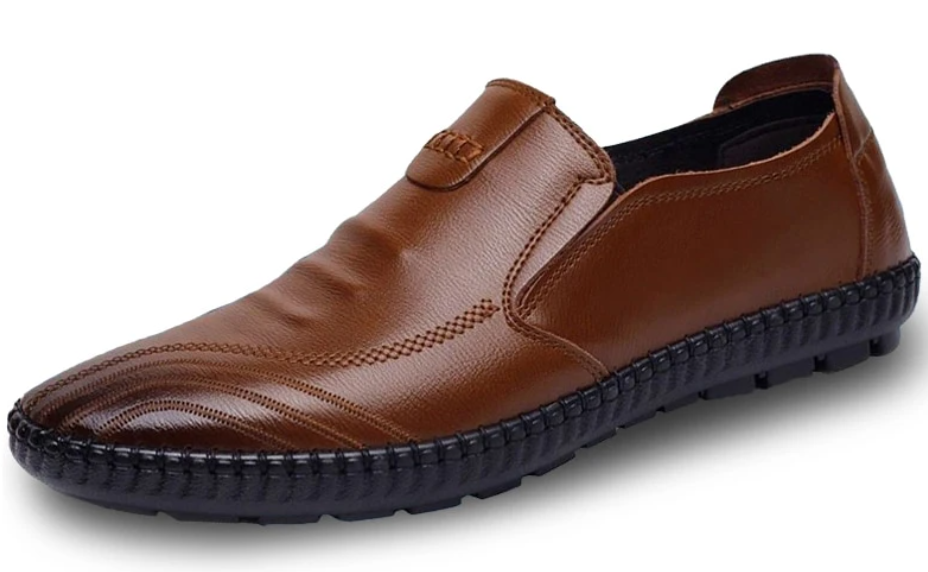 Zapatos De Cuero Hombre