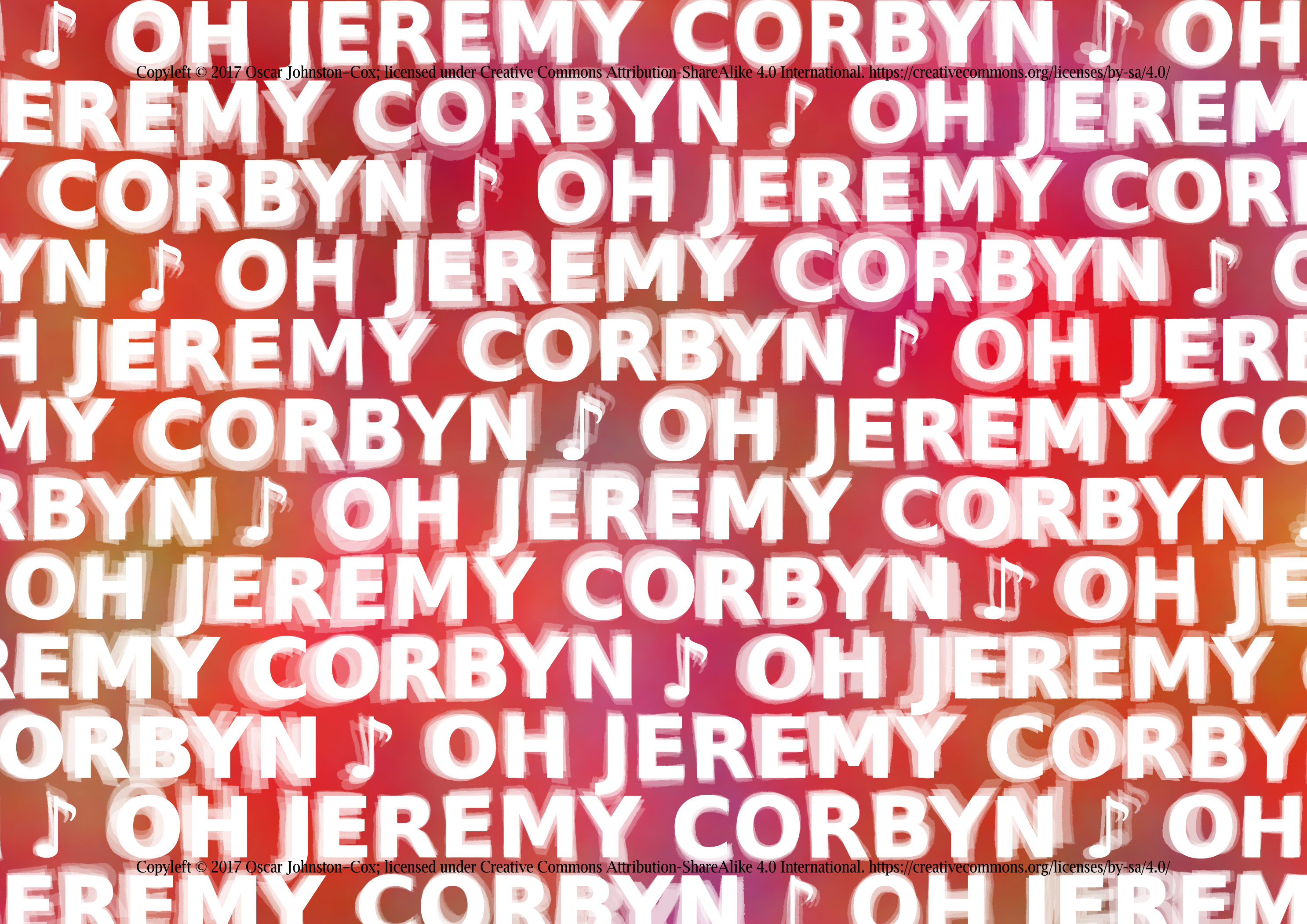 ♪Oh Jeremy Corbyn♪ wrapping paper!