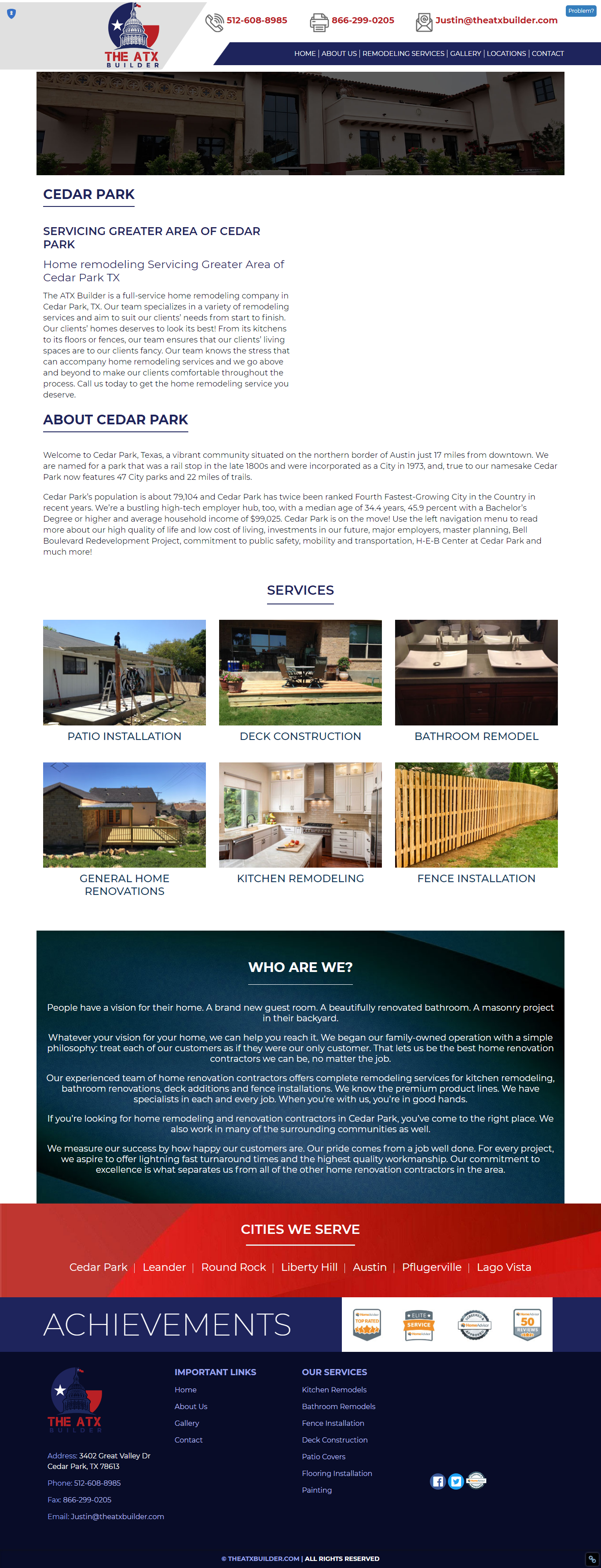Home renovations cedar park