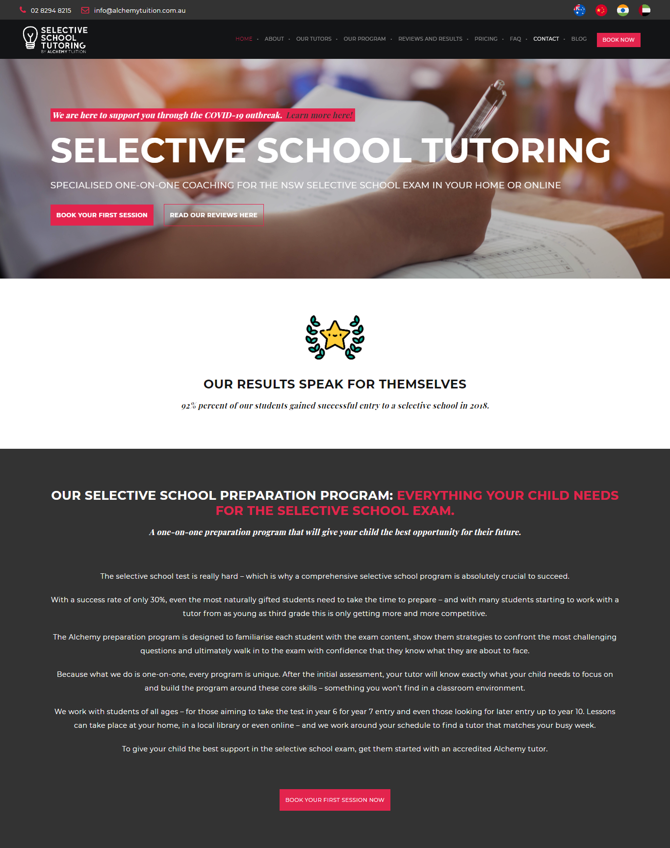 Selective School Test Preparation