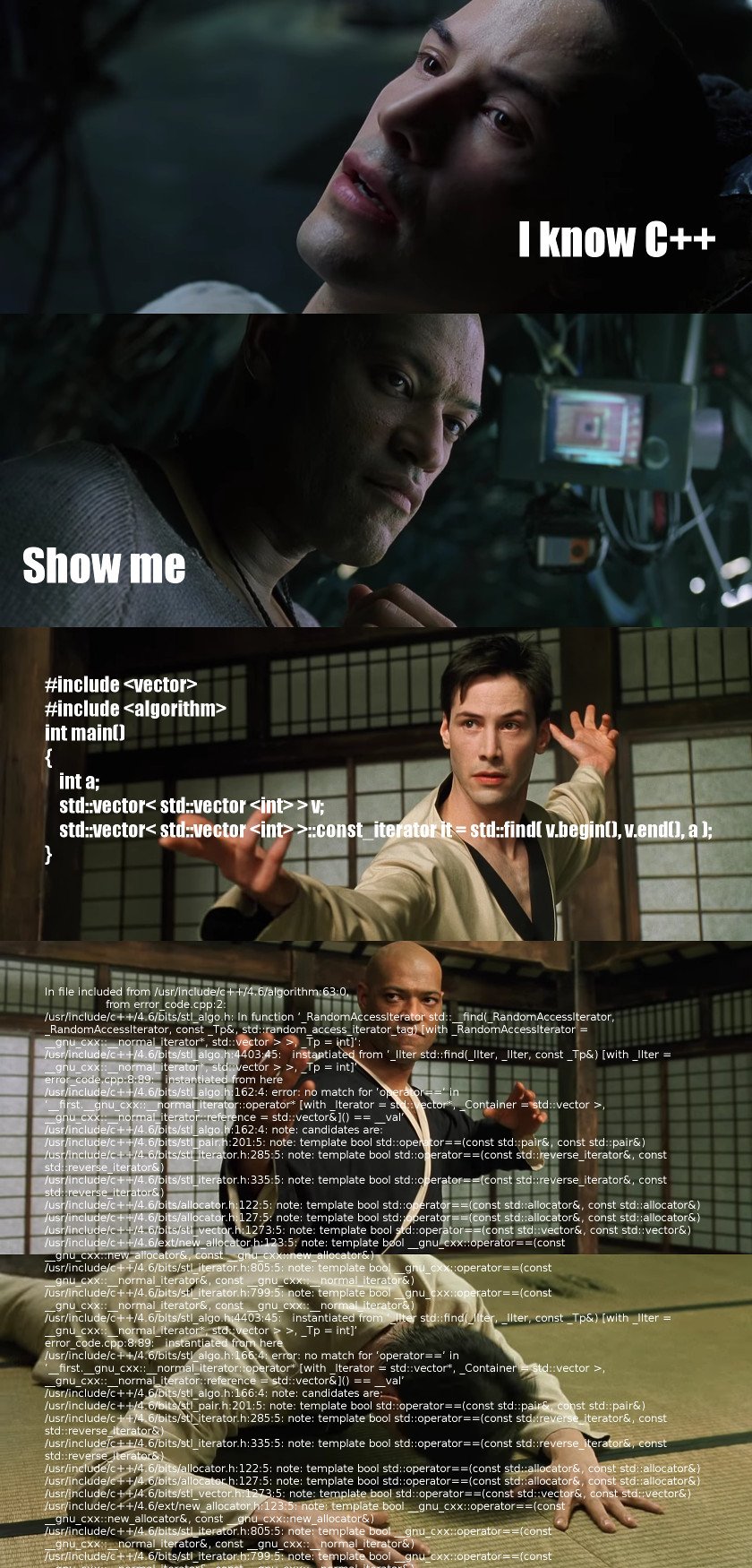 I know C