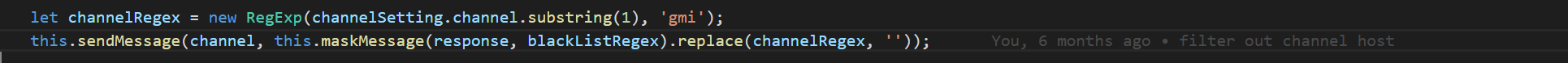 bot code change