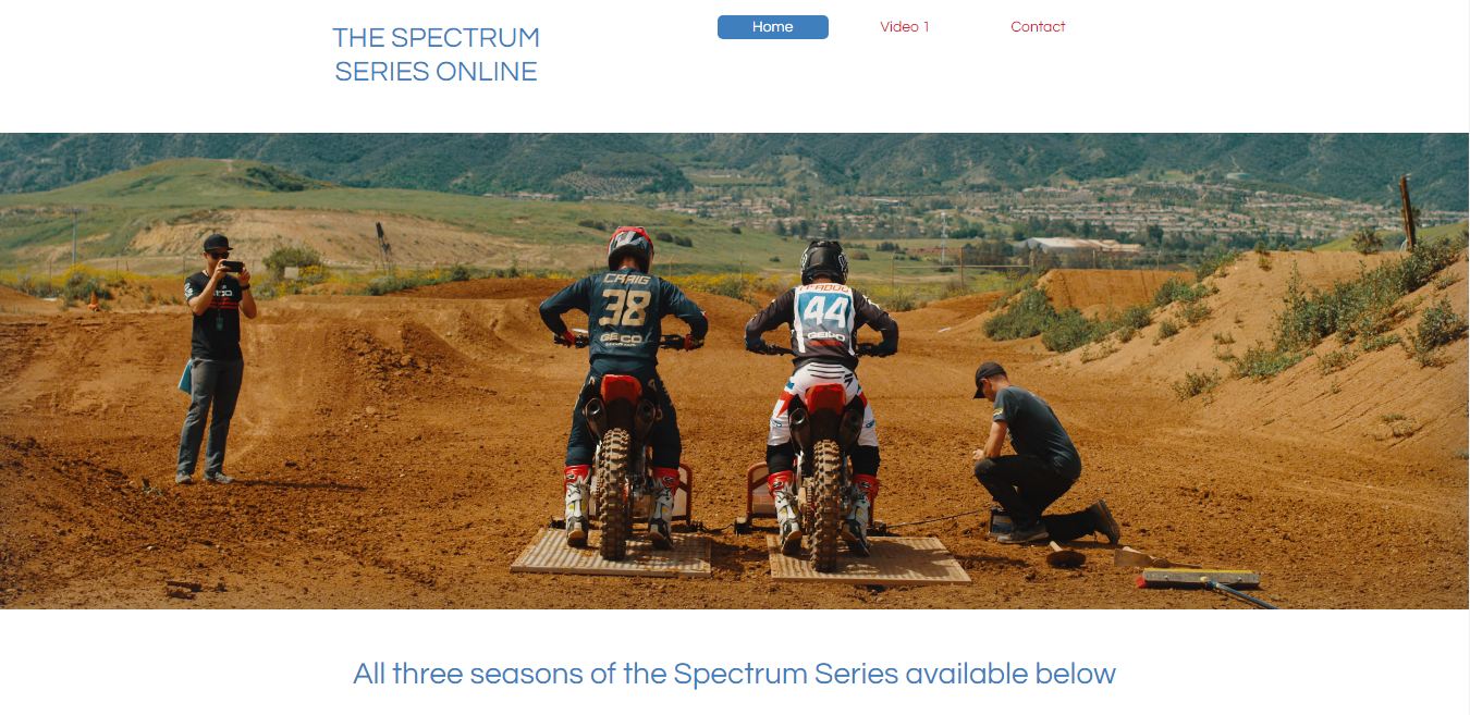 Dirt bike racing
