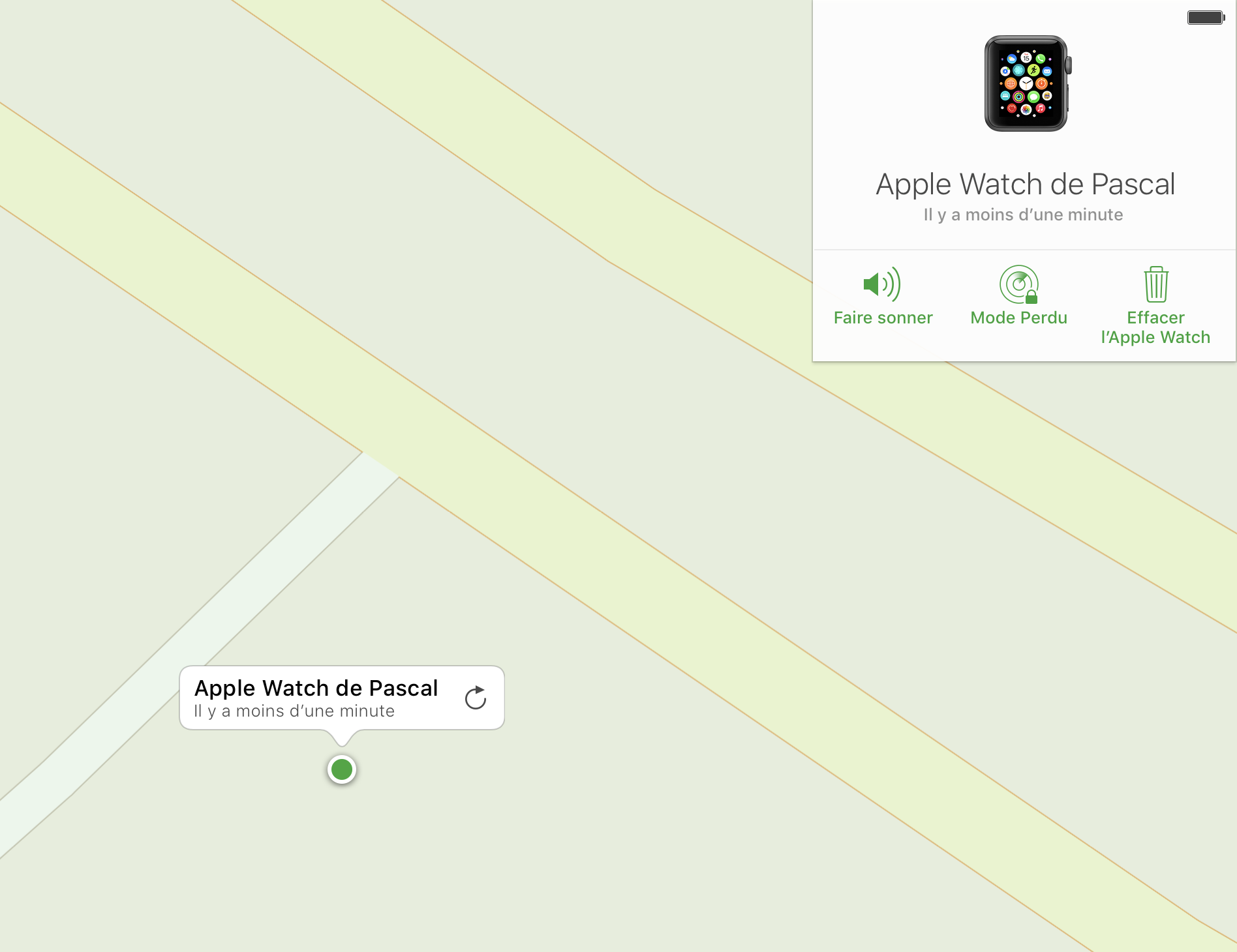 locate a watch