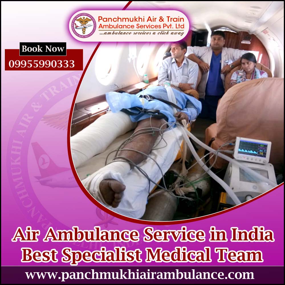 Panchmukhi Air Ambulance in Bhopal – Book Now