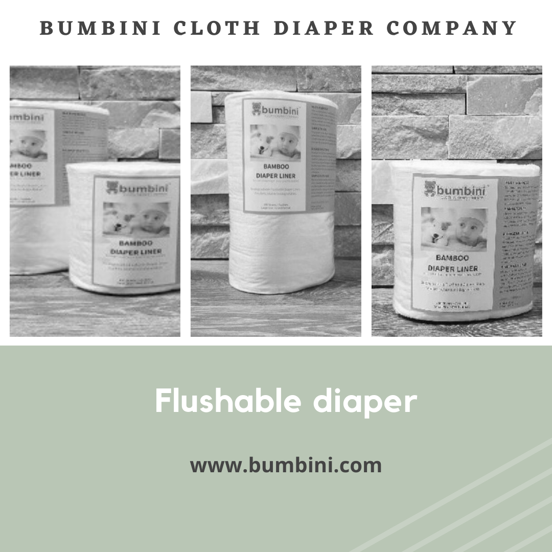 Flushable diaper