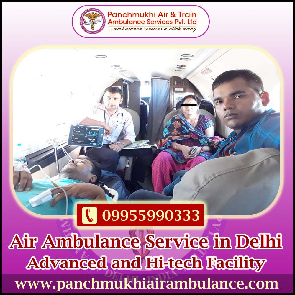 Advanced ICU Setup in Air Ambulance in Delhi