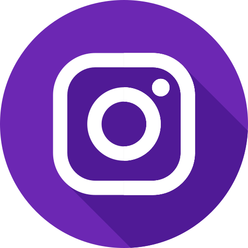 Puple instagram icon logo