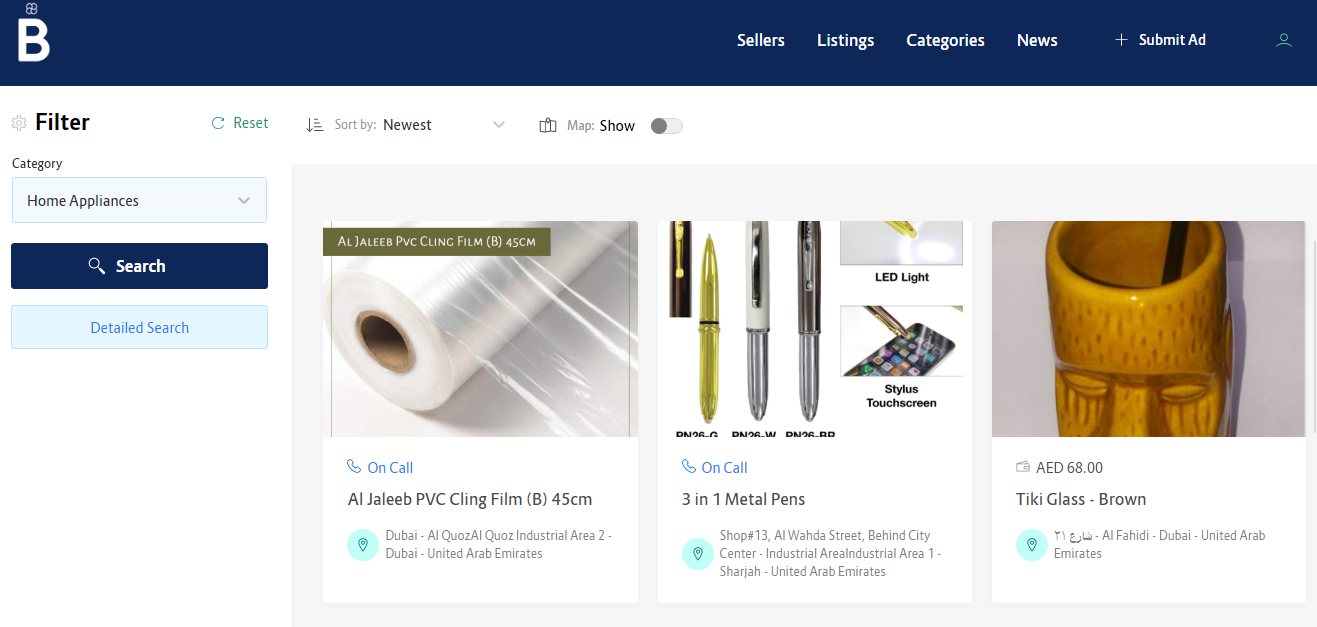 Buy home appliances