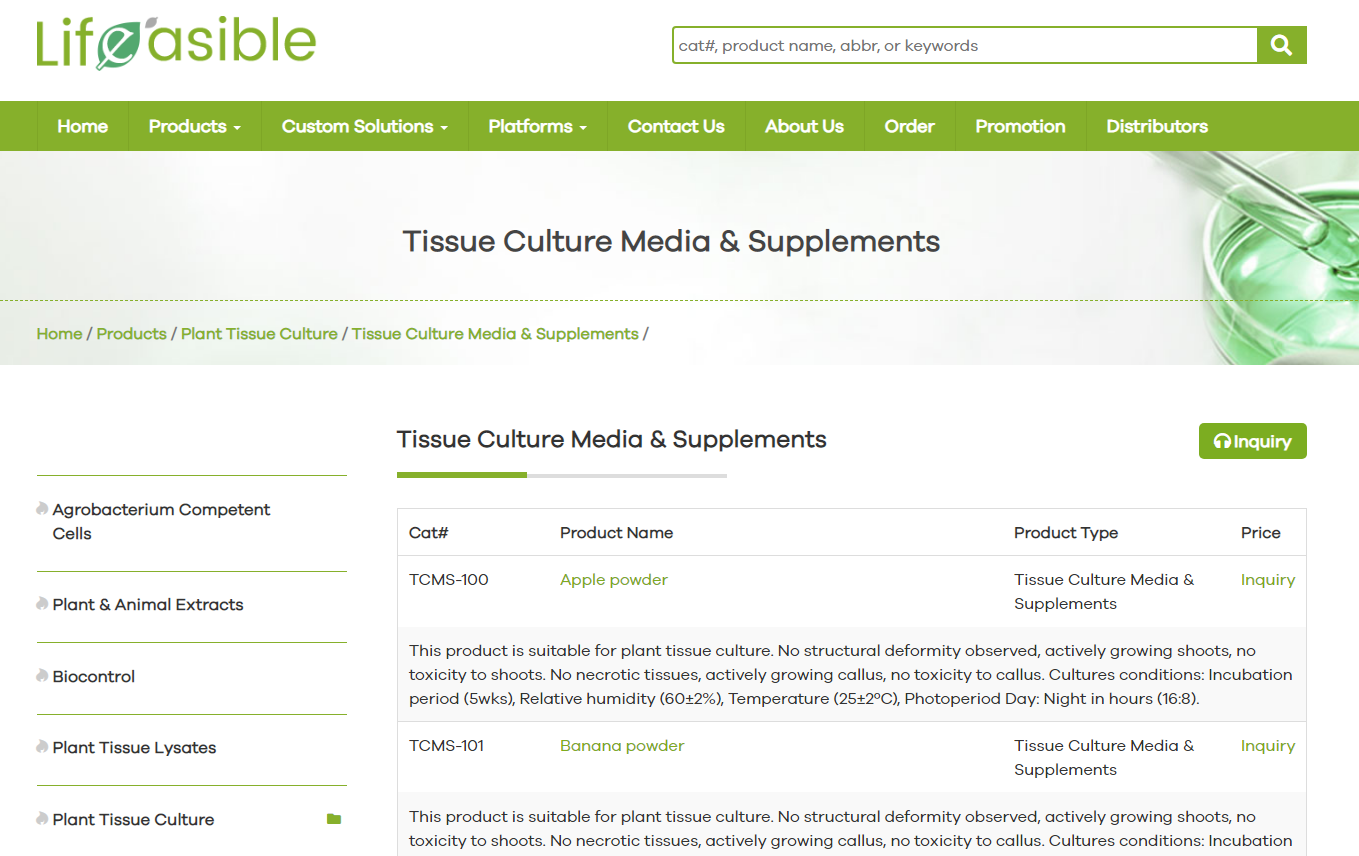 Tissue Culture Media