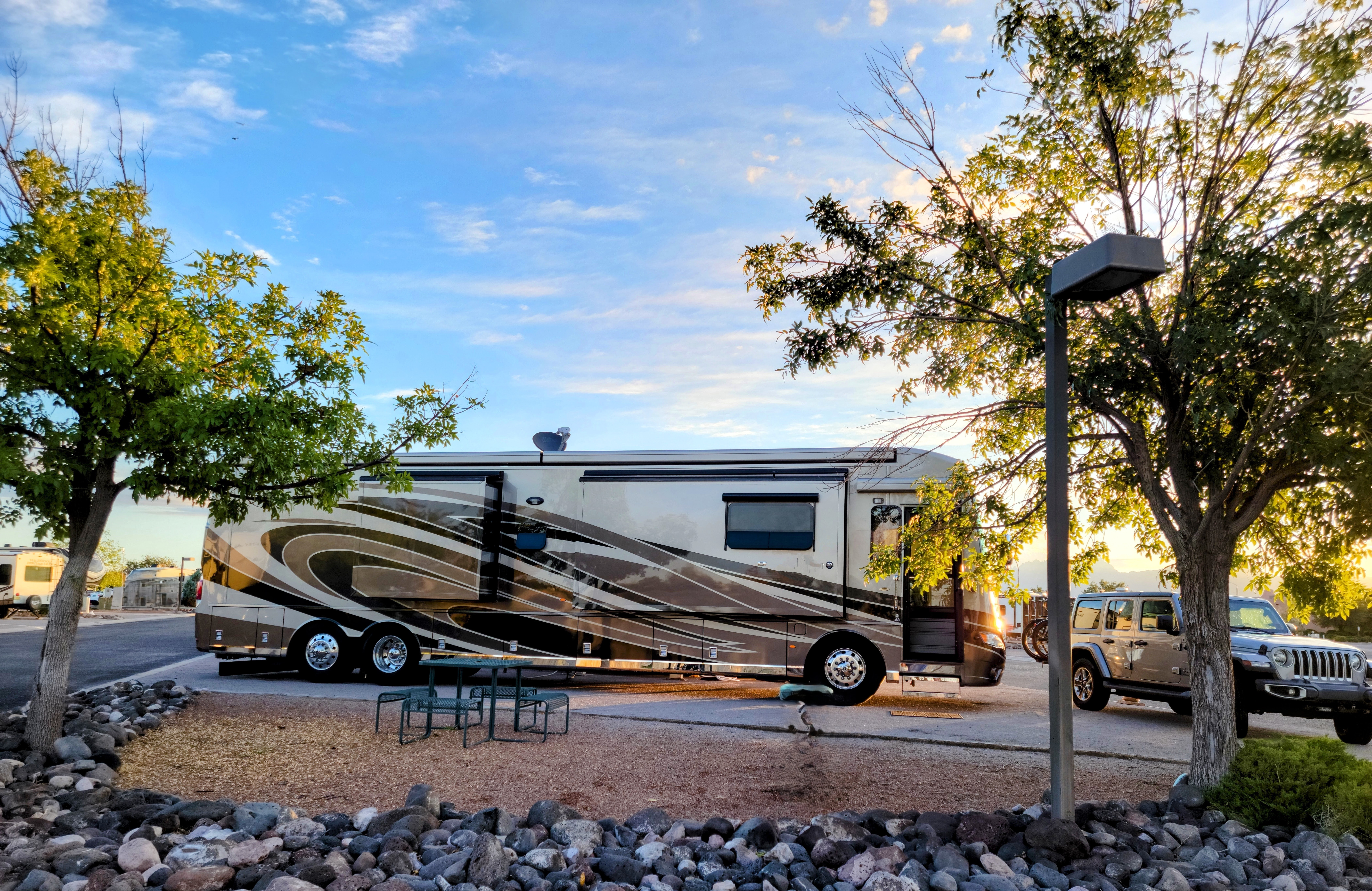 Motorhome RV Camping