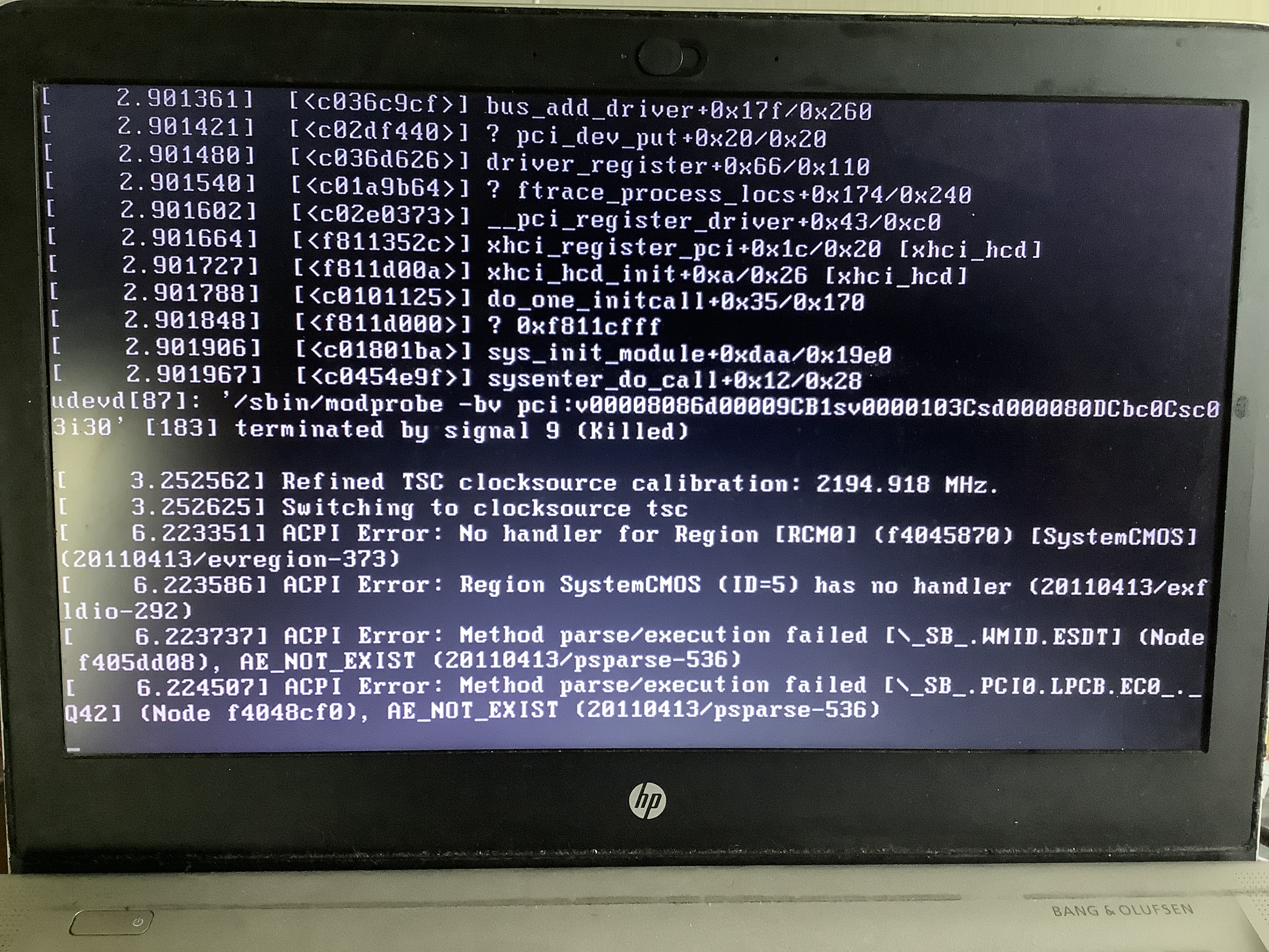 Initial Boot