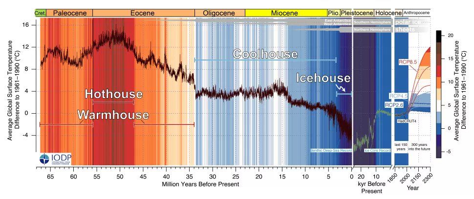 55 million years of earh carbon