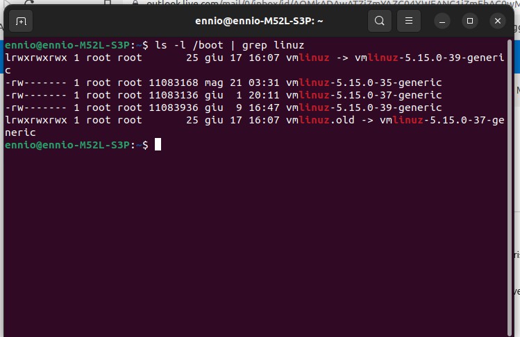 Boot Grep Command Outcome