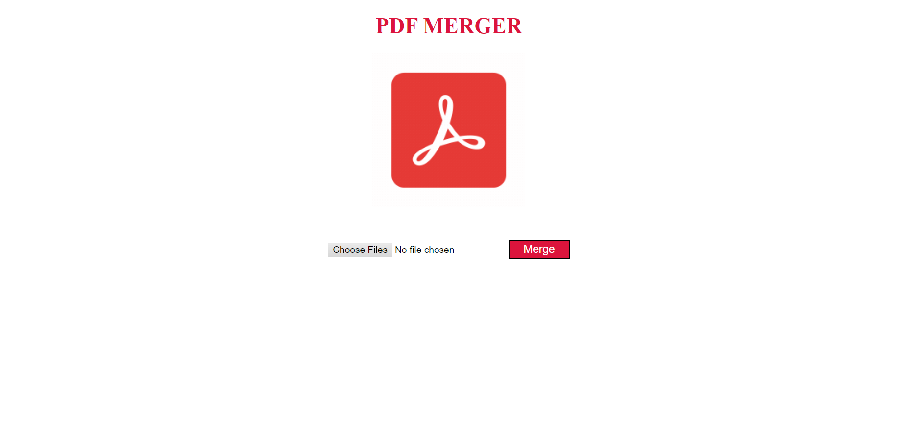 PDF Merger Website