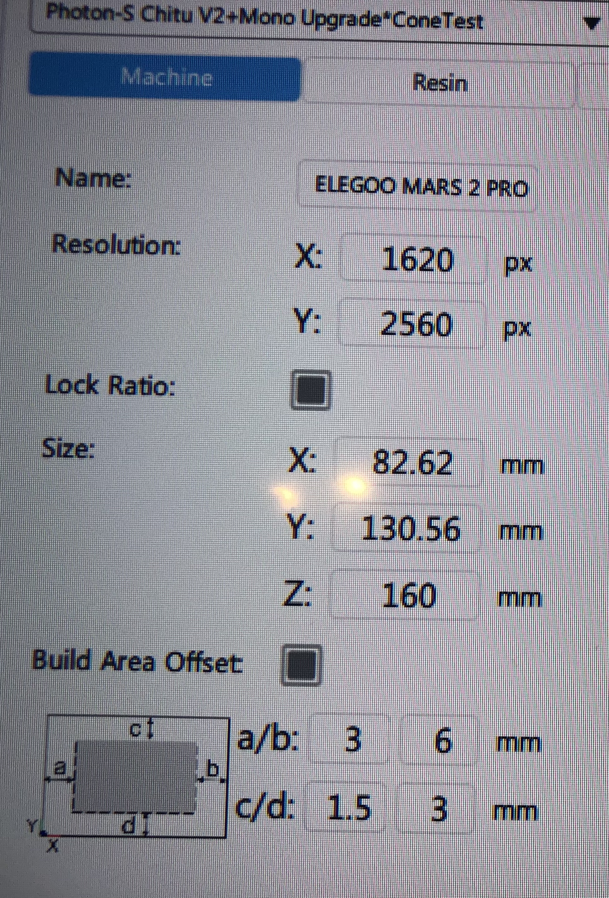 Photon-S Chitu V2 upgrade settings