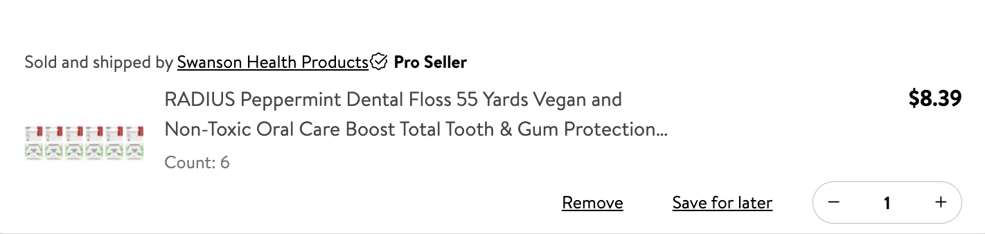 6 Pack of Floss