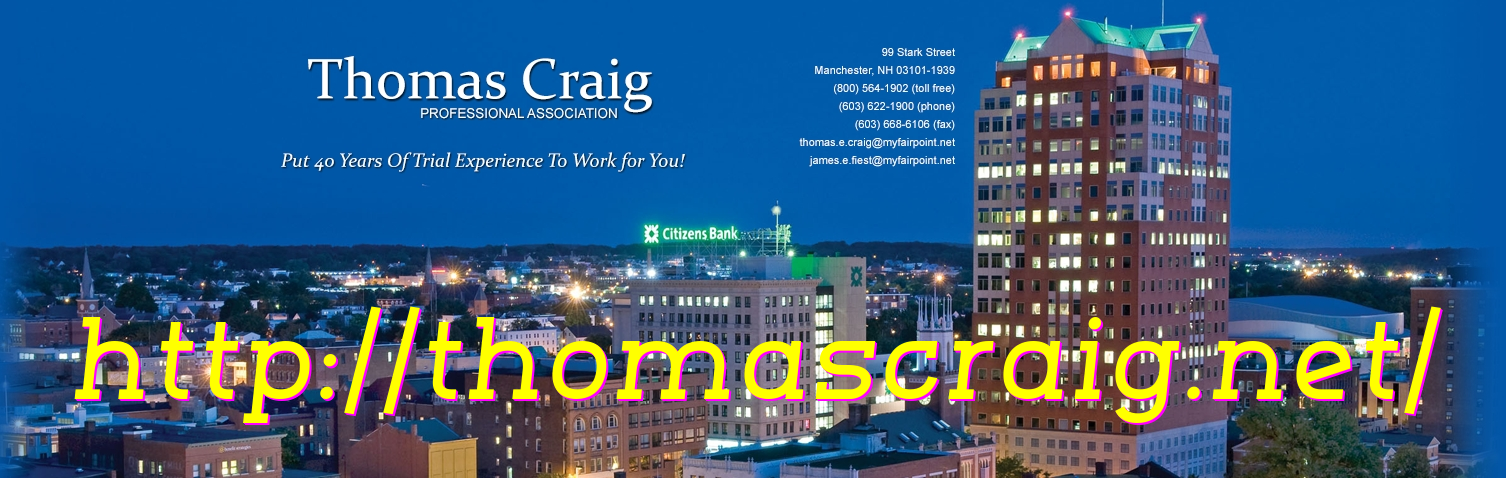 Injury Lawyer Manchester NH - Medical Malpractice Manchester NH