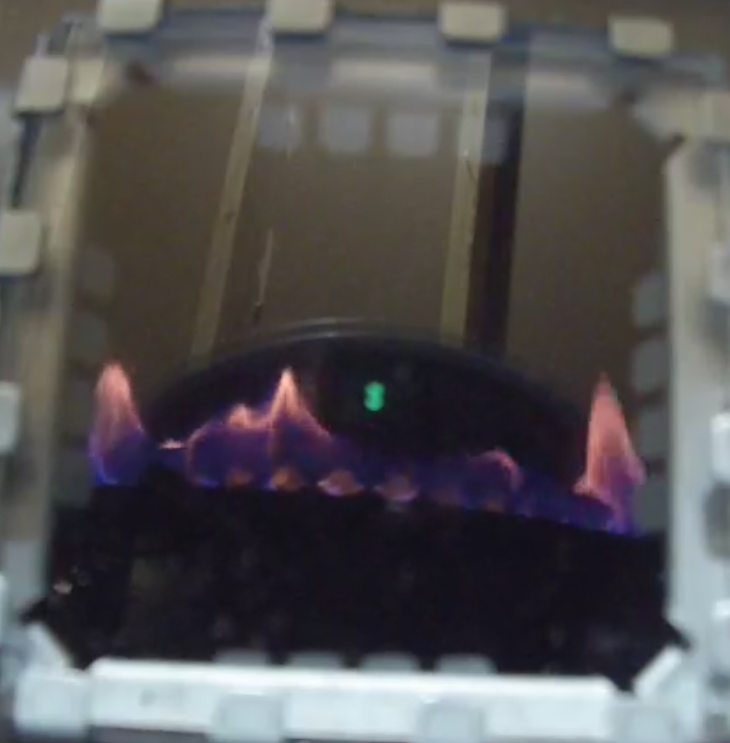 Gas-starved water heater burn
