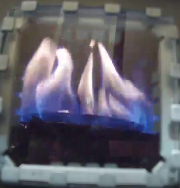 Burn after normal gas pressure restored water heater burn