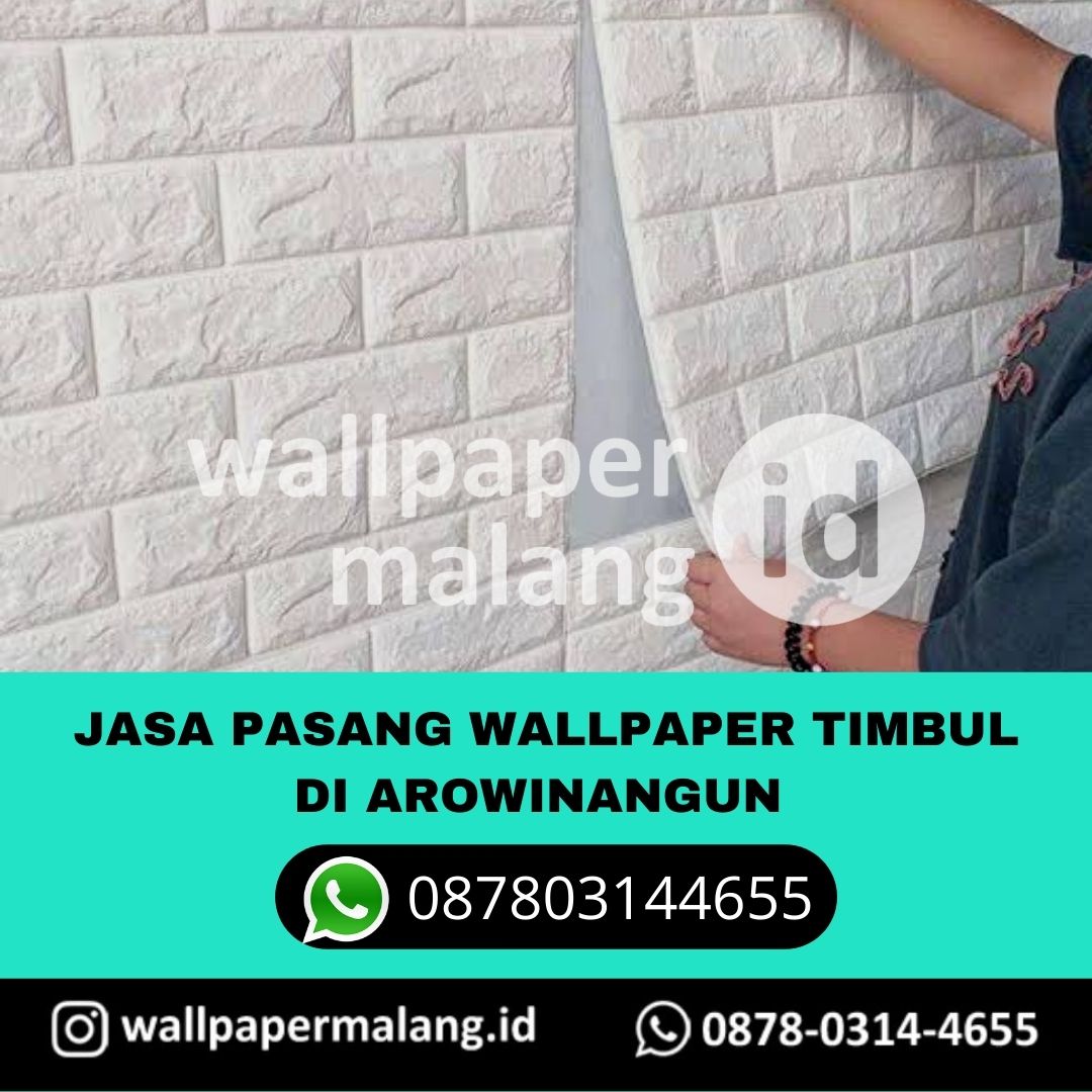 JASA PASANG WALLPAPER TIMBUL DI ARJOWINANGUN