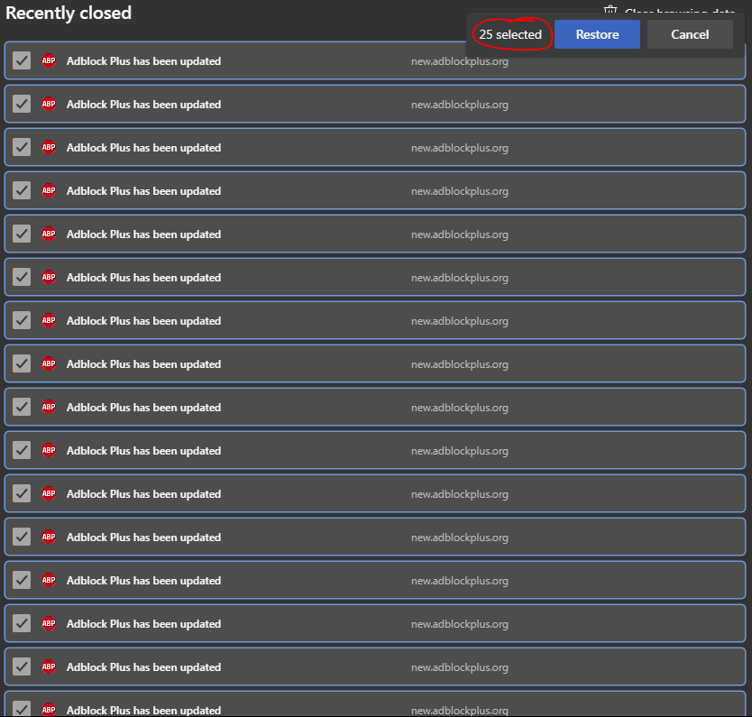ADP Tab Spam Bug 2