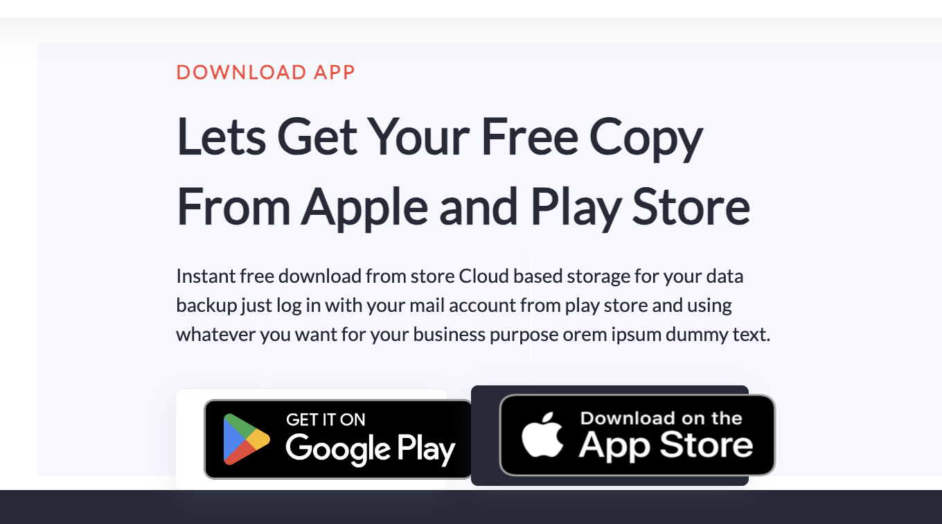 Appstore hovered