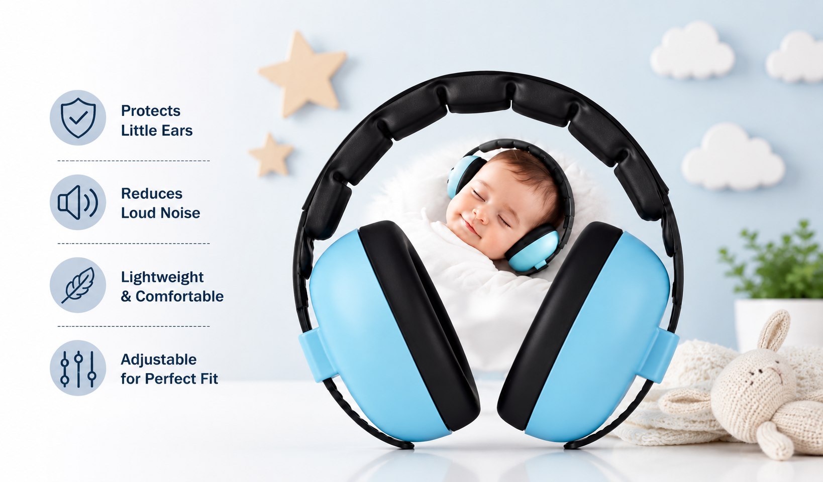 Snugyz Baby Ear Protection Earmuffs