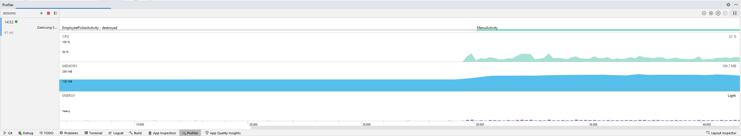 Android Studio Profiler