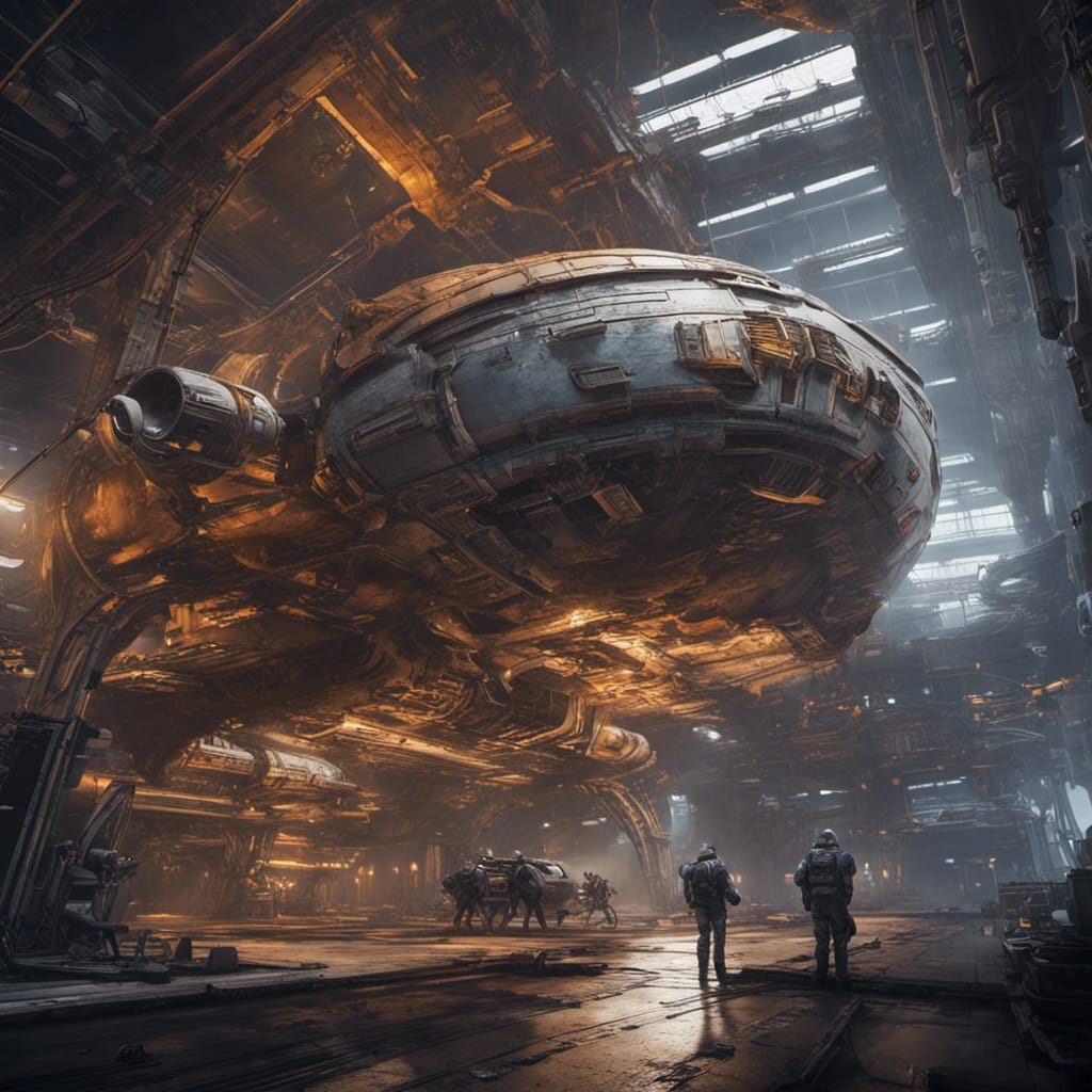 Work continues on Starships in the high bay and Booster 9 in the Megabay.