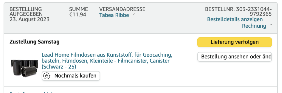 Kauf Filmodosen Tabea