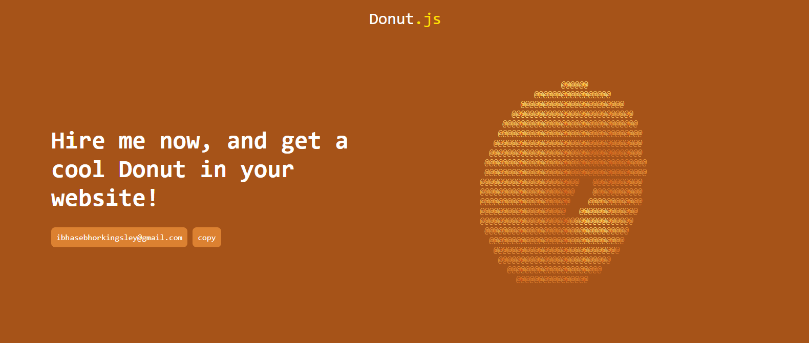 Donut.js