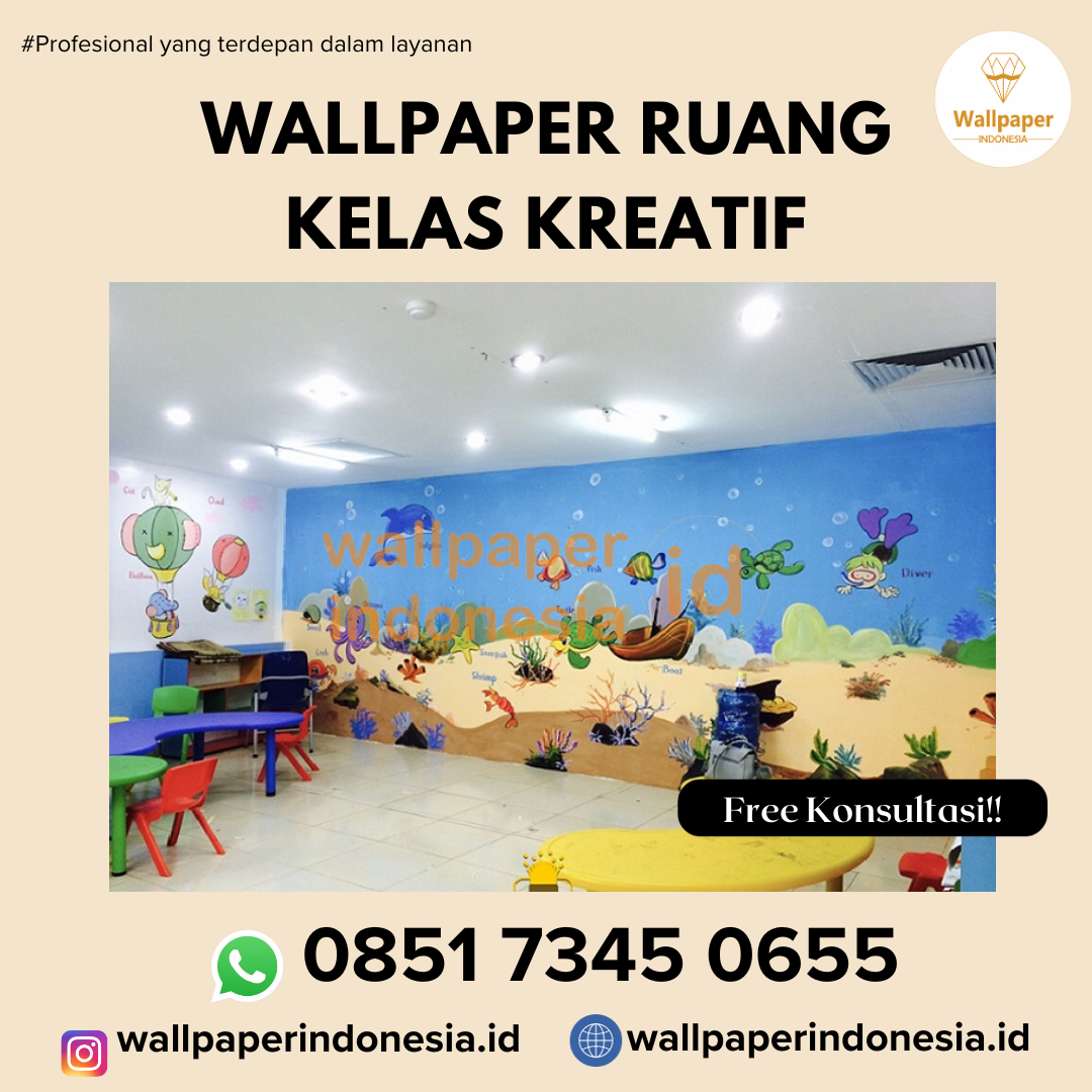 wallpaper mural untuk tk
