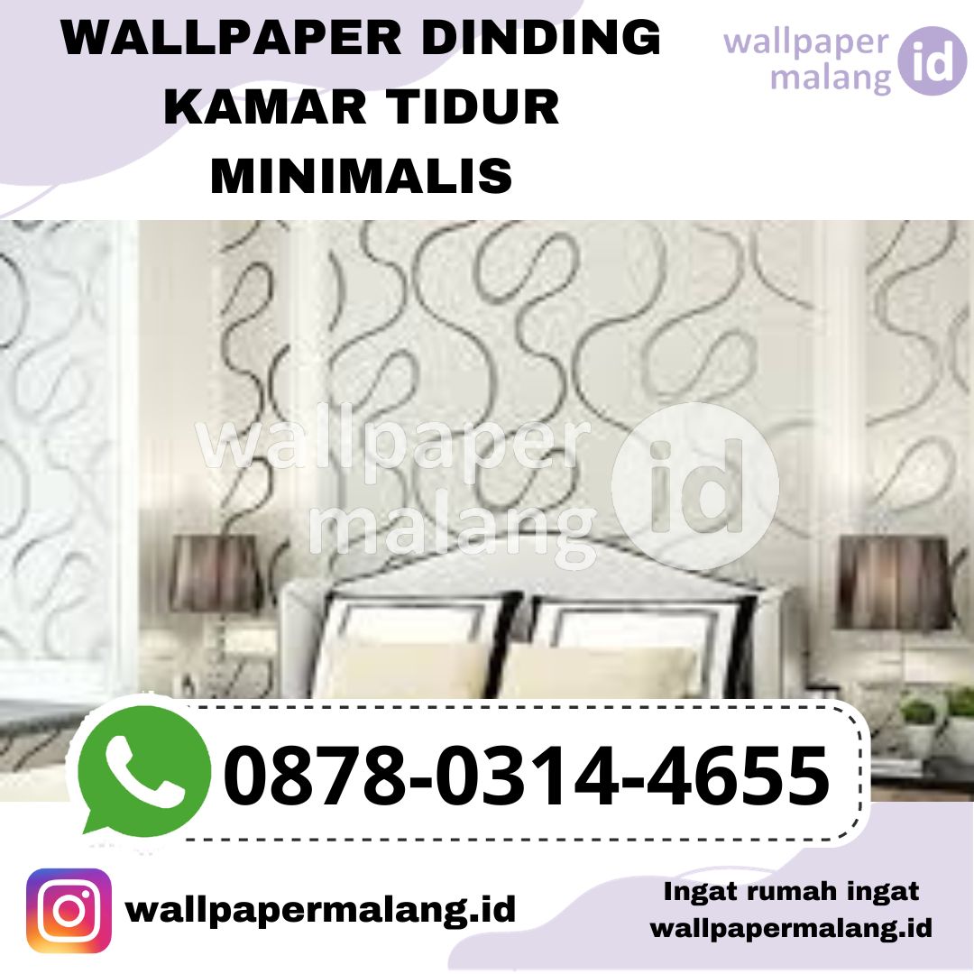WALLPAPER DINDING KAMAR TIDUR MINIMALIS